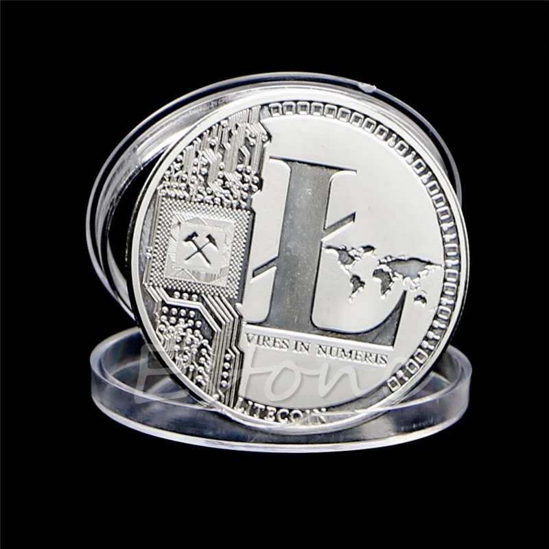 1 шт. Посеребренная монета Биткойн Коллекционная BTC арт памятная монета коллекция Прямая поставка
