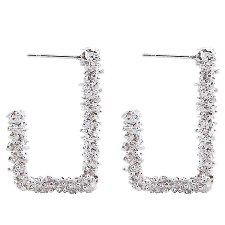 2021 Aretes Brinco Oorbellen Pattern Earrings Earpins Embossed Nails Circular Metal Literature Jewelry Bohemian Female Vintage | Украшения