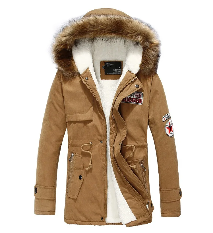Мужские куртки, новинка, chaqueta hombre, парки hombre invierno, Повседневная теплая верхняя одежда в стиле милитари, Мужская теплая зимняя куртка