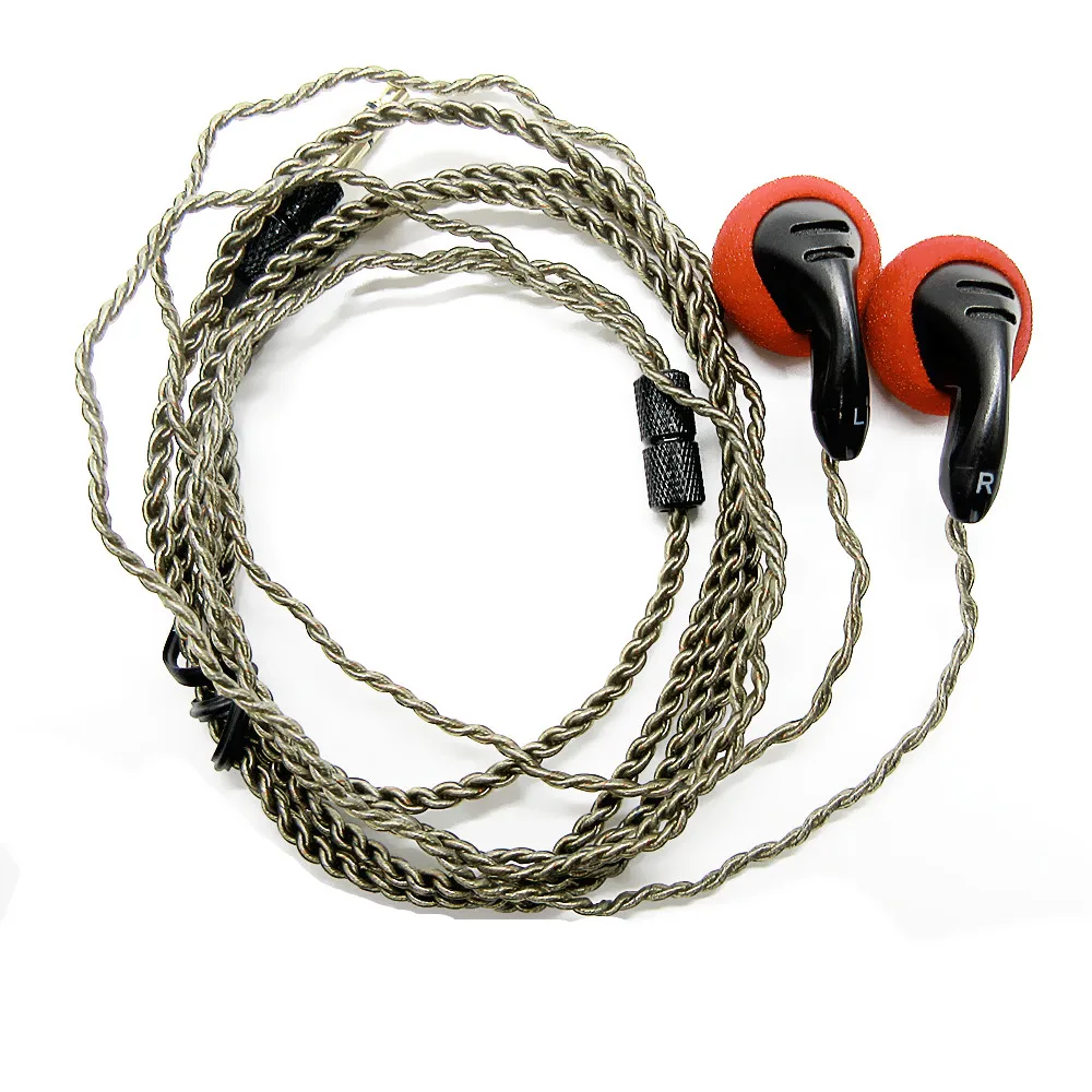 FENGRU DIY PK2 наушники вкладыши с плоской головкой Наушники Hi Fi регулятор баса DJ