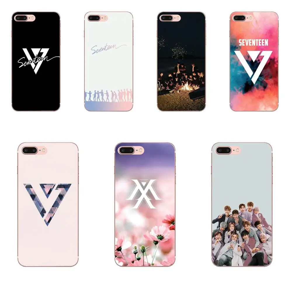 Мягкий чехол для телефона с логотипом Kpop Seventeen Huawei P7 P8 P9 P10 P20 P30 Lite Mini Plus Pro 2017 2018