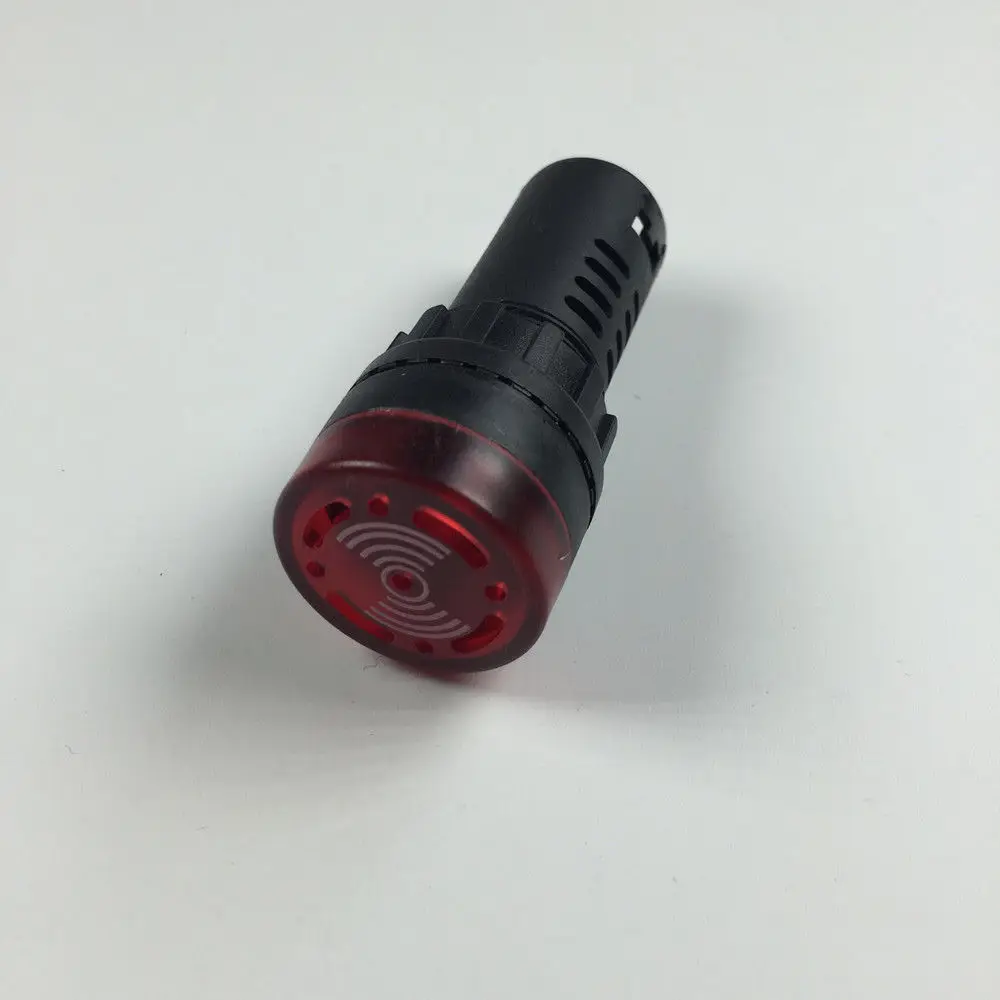 2 шт. AC DC 12V 24V 110V 220V 380V зуммер красный светодиодный индикатор сигнала лампа|Детали