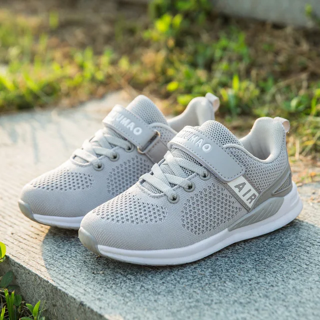 

Single Mesh Sports Shoes Boys Breathable White Shoes Children Sneakers Net Skateboarding Shoes Sports Flat Girls Shoes