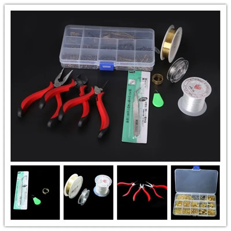 Аксессуары для ювелирных изделий фурнитура и плоскогубцы 1 комплект | Украшения