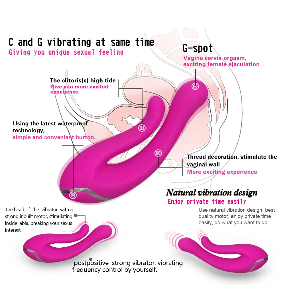 Секс игрушки для женщин фаллоимитатор вибрирующий вибратор точки G Стимуляция