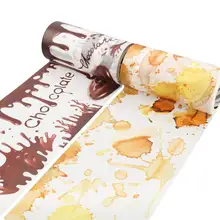 Шоколад Чай лента Washi 9 см широкий пояс DIY Craft клейкой ленты