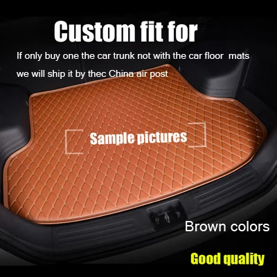 car trunk mat Для LHD Nissan Qashqai J11 автомобильные коврики, автомобильные коврики, чехлы для автомобиля, стильные кожаные чехлы на заказ, аксессуары - Название цвета: car trunk mat
