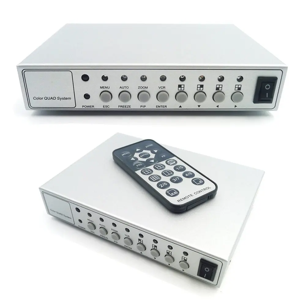 Разветвитель для видеокамеры в металлическом корпусе с пультом ДУ|adapter bnc|switcher