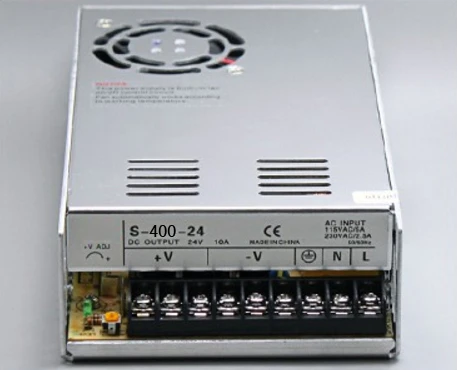 110 В 220 Преобразователь AC DC LED Трансформатор Регулируемый CE Выход 0-48 8.3A 400 Вт