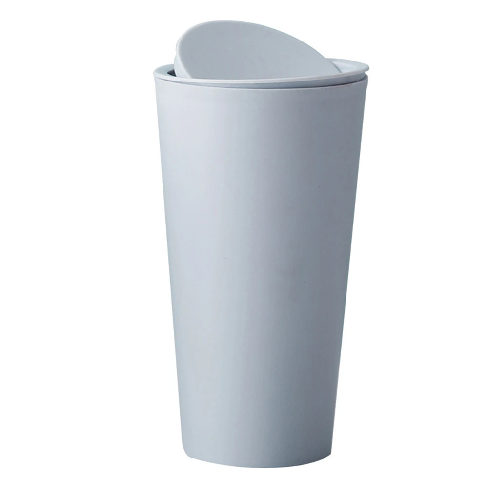 Nordic Style Table Trash Can Mini Creative Covered Kitchen Living Room Office Sundries Organizer Dustbin Container 4 Colors | Дом и сад
