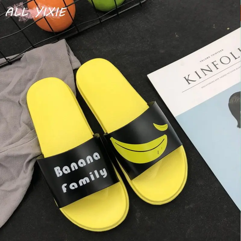 Женские шлепанцы с фруктовым желе ALL YIXIE повседневные пляжные без застежки на