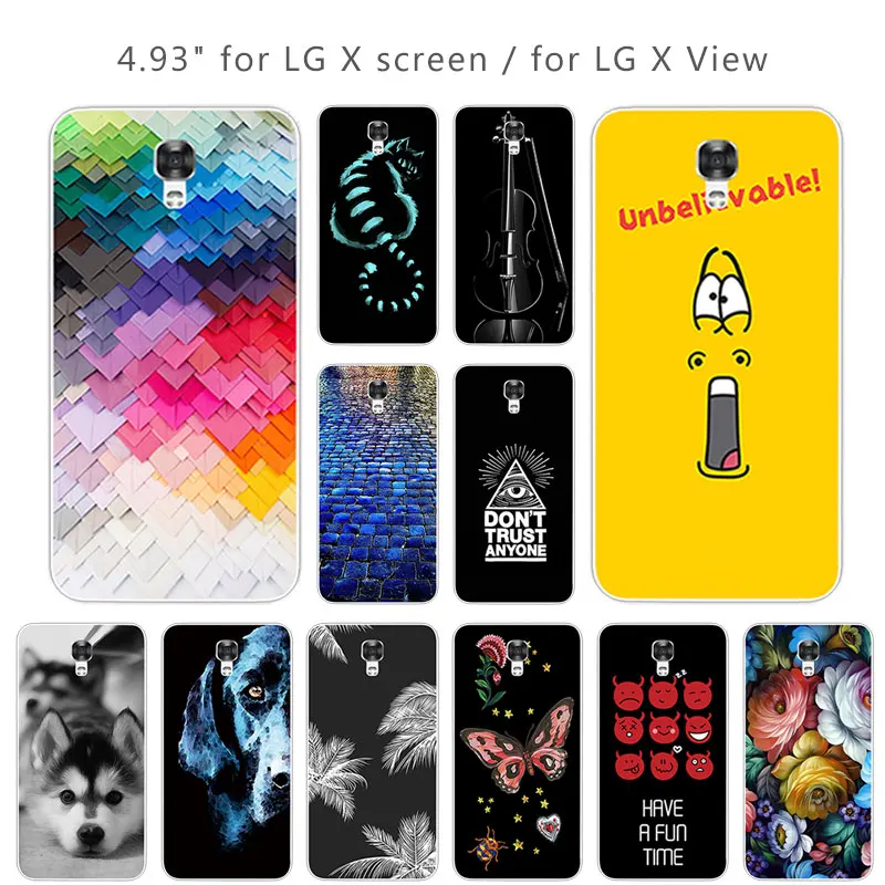 Роскошный чехол для LG X мягкий силиконовый View/X K500 K500N K500Y K500DS |