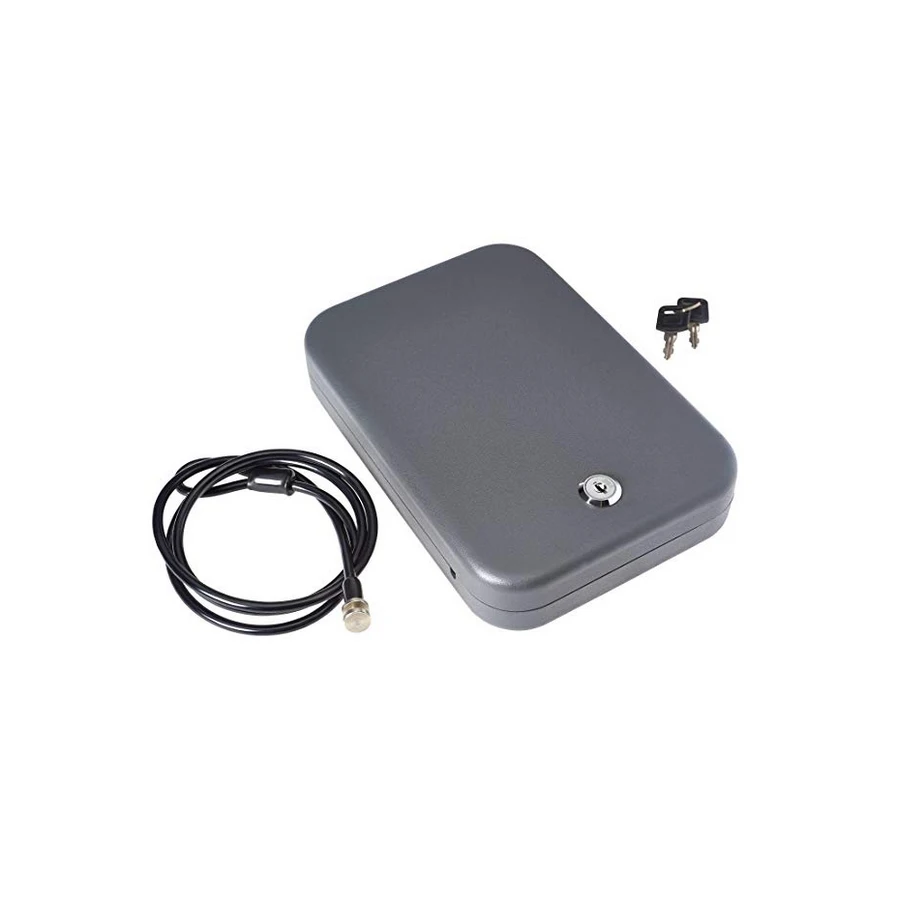 

Gun Safe Lock Box Case With Security Cable