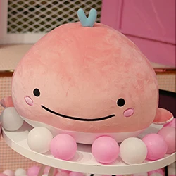 Pink Плюшевые кит мягкие игрушки Ультра мягкий эластичный Plushie водных Животные кукла с моющейся дети океана плюшевые игрушки синий/розовый 15/25/40 см - Цвет: Pink