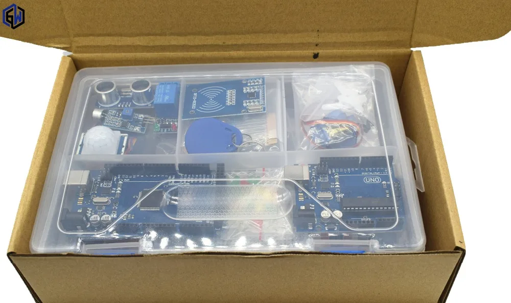Стартовый комплект для arduino UNO r3 с MEGA 2560 /Lcd1602 I2C/фотосессия/кабель RC522/Dupont в