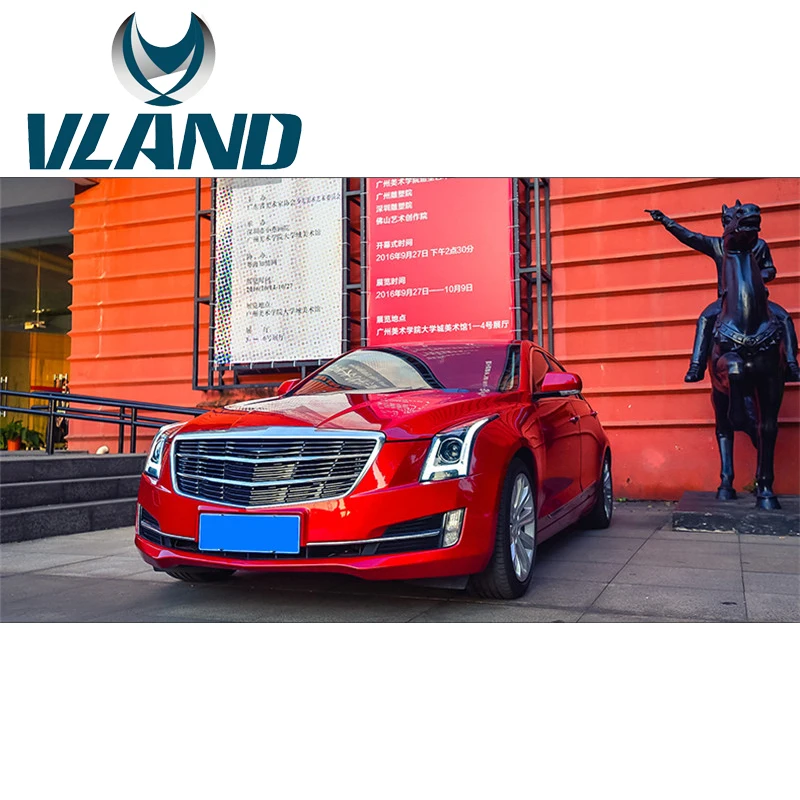 VLAND завод для автомобильных головных ламп Cadillac Atsl светодиодные фары DRL H7