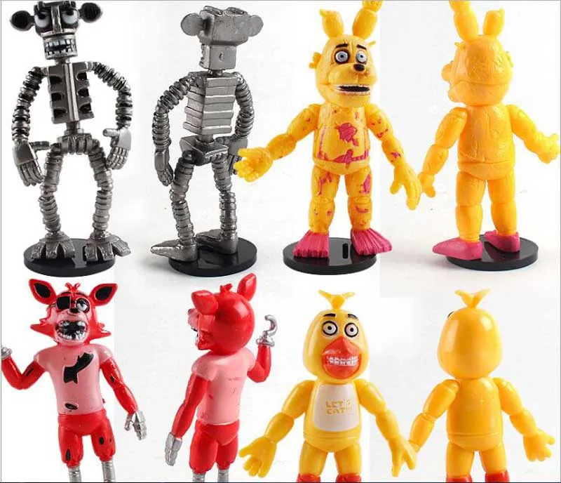 6 шт./компл. 10 см Five Nights At Freddy's FNAF Funtime Foxy Freddy Ballora Ennard кукольная плюшловушка ABS