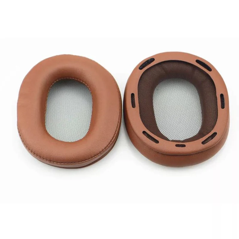 brown 2 шт./лот наушники подушки протеин мягче кожа амбушюры для SONY MDR-1R MDR 1R MK2 1RBT MDR-V6 наушники вкладыши - Цвет: brown