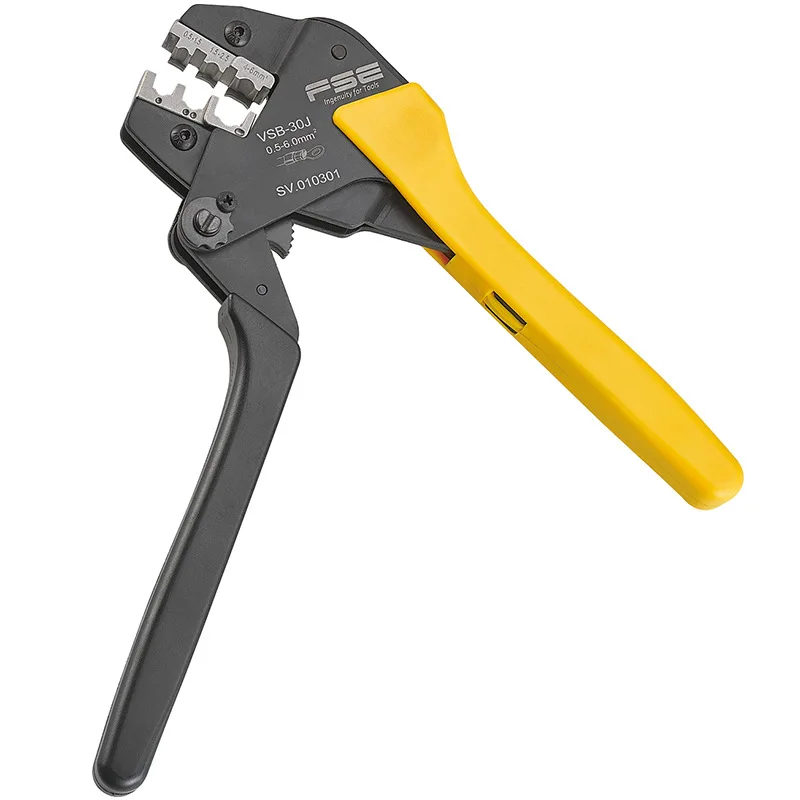 NEW Model 20-10AWG VSB-30J EUROP STYLE ratchet crimping tool pliers 0.5-6.0mm2 DIE SETS | Инструменты