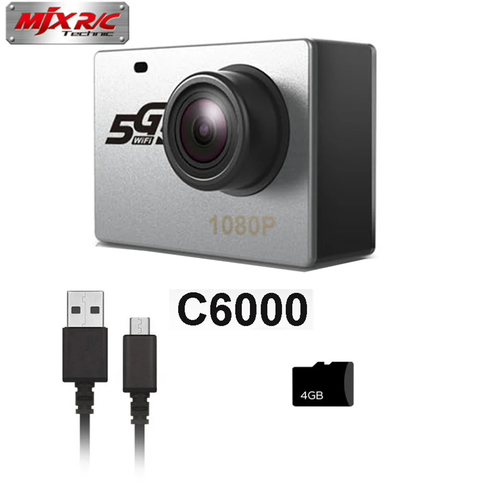 MJX C6000 1080P 5G 300 м Wi Fi FPV в режиме реального времени изображения RC Helicopte Камера для