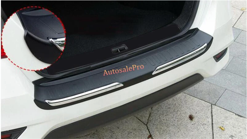 Для Nissan Sentra Sylphy 2016 ABS пластик хромированный внешний задний бампер для багажника