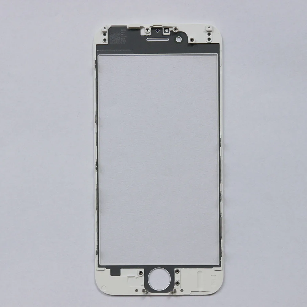 10 шт./лот комплекты передних внешних стеклянных линз для iPhone 6 передняя крышка с