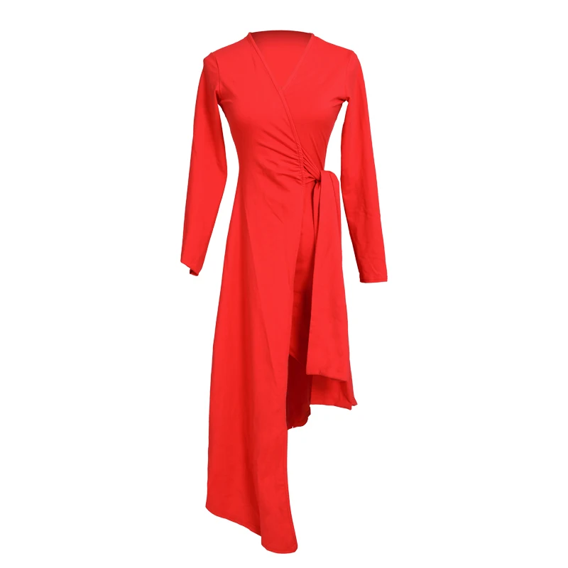 

Latin Dance Dress Long Sleeve Sexy Split Skirts Women Latin Dresses Rumba Cha Cha Samba Competition Performance Dancewear DN3623