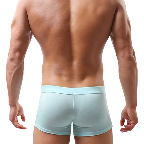 Трусы-боксеры мужские из модала пикантное нижнее белье с U-образной формы размеры