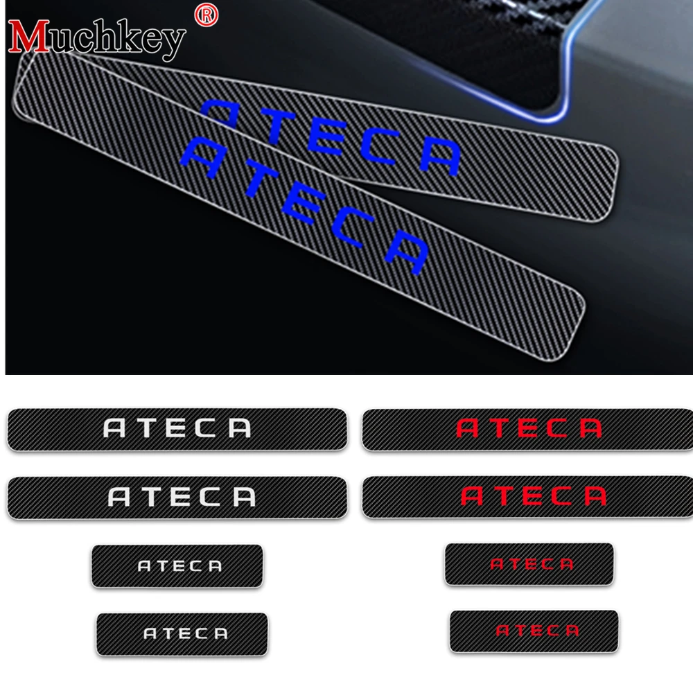 4D виниловая наклейка из углеродного волокна для сидения ATECA автомобильная
