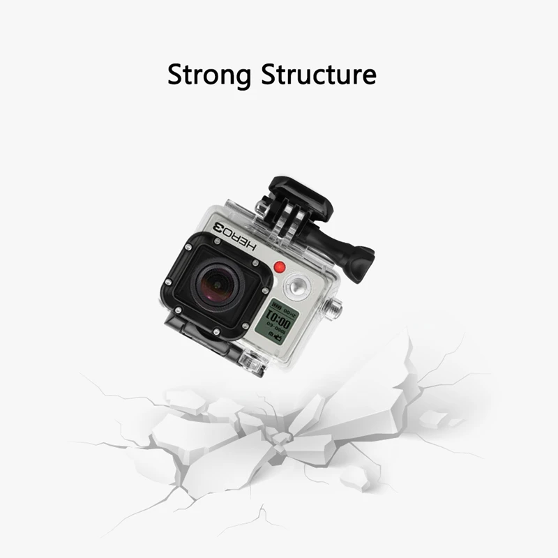 Gopro Аксессуары для использования под водой 45 м Водонепроницаемый Корпус Дайвинг спортивные защитные Рамный корпус для Gopro Hero 3/4