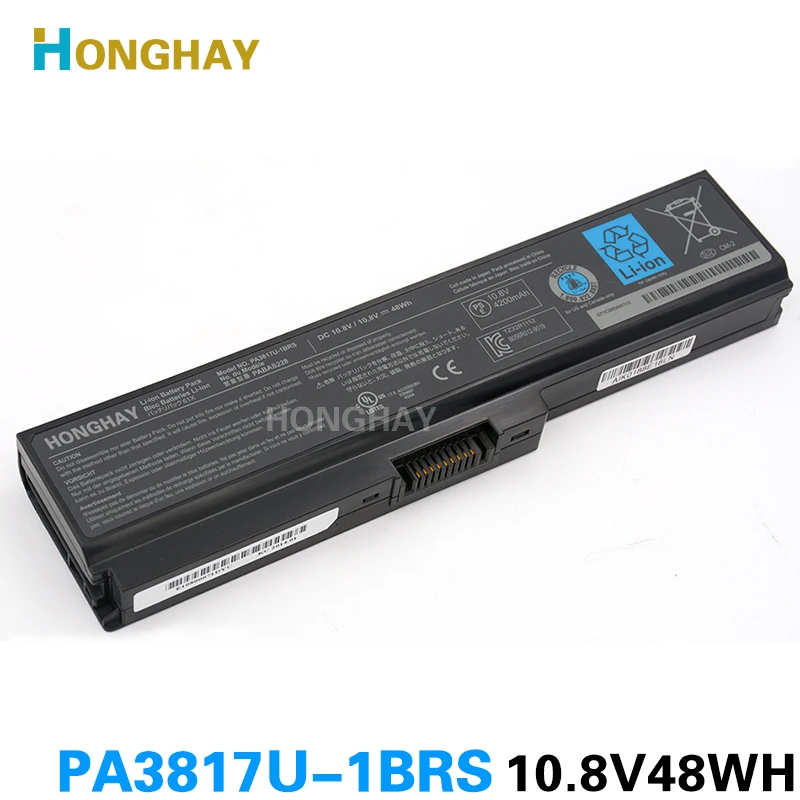Honghay PABAS228 Аккумулятор для ноутбука Toshiba L750 L700 C660 C660D L740 L770 L640 A600 L645 PA3817U 1BRS PA3818U