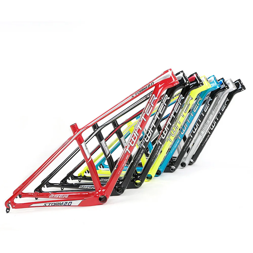 Рама MTB из углерода 27 5 29er QR 9X135mm XC велосипедная 42*52 коническая трубка BB92 пресс