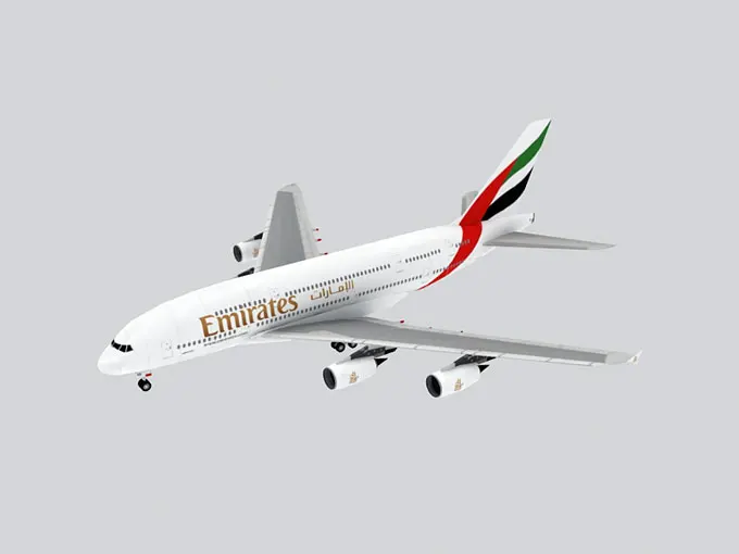 1:300 Airbus A380 3D бумажная модель бумажного ремесла картонный дом для детей бумажные игрушки ОАЭ Сингапур пассажирская авиация