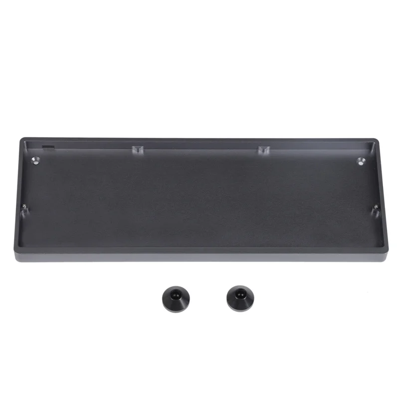 Gray Idobo 75 клавиш Ortholinear макет QMK анодированный алюминиевый чехол с горячей заменой типа C PCB механическая клавиатура комплект - Цвет: Gray