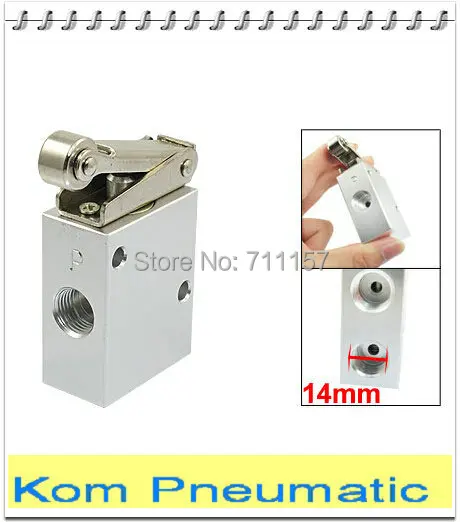 Механический ручной воздушный клапан 1/4 &quotс роликовым рычагом 2/3 способа JM322 JM-07 |