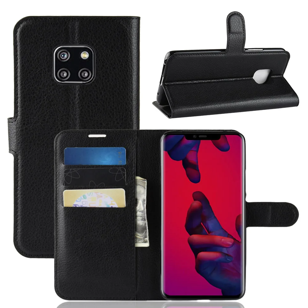 Хит продаж для Huawei Mate 20 Pro чехол Mate20 кошелек искусственная кожа защитная задняя