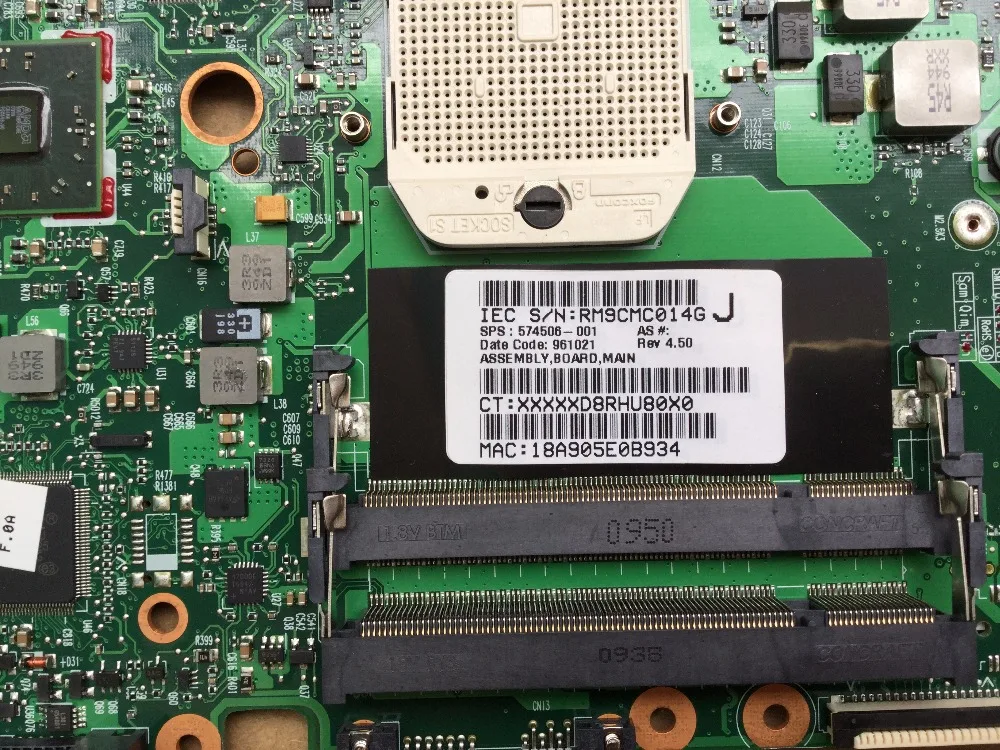 574506-001 Материнская плата для ноутбука hp PROBOOK 4515S 4416S Ноутбук DDR2 видео чип 216-0728020