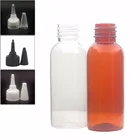 30 мл пустая прозрачнаяЯнтарная пластиковая ПЭТ-бутылка с белымчернымпрозрачным закручивающимся раздаточный колпачок X 10