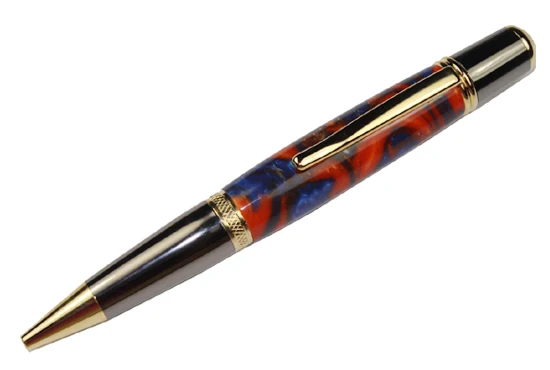 Морская поворачивающаяся ручка наборы RZ-BP40 - Цвет: Gold and Gun Metal
