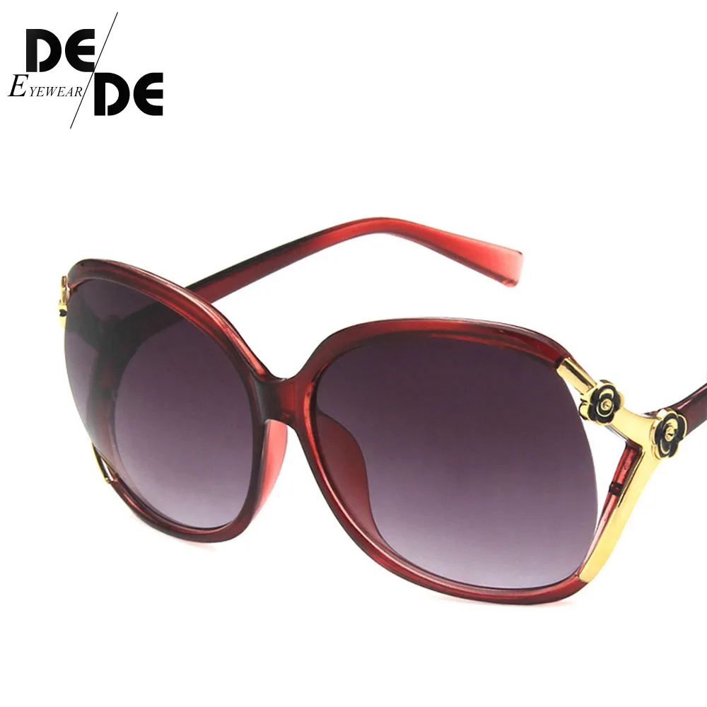 Очки солнцезащитные женские в стиле ретро овальные Роскошные брендовые