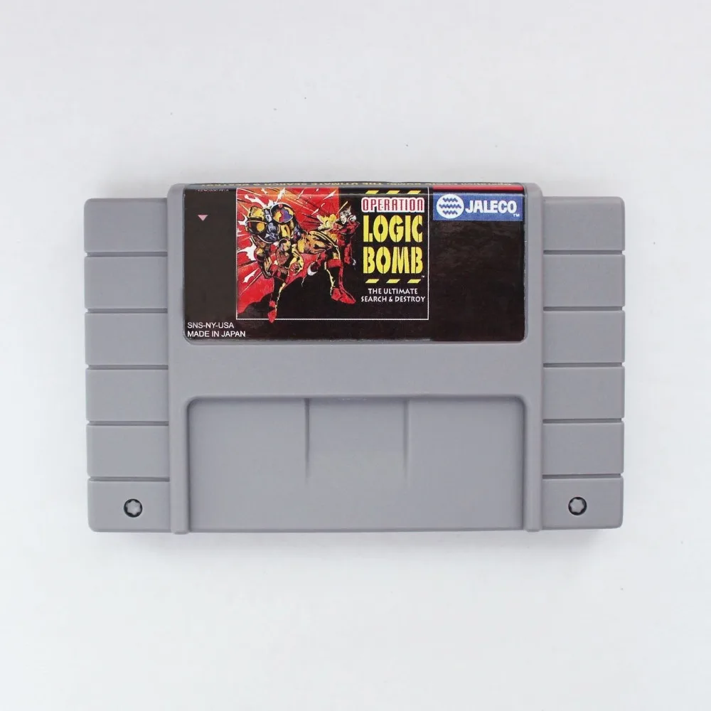 Operation LOGIC BOM-THE usearch поиск и разрушение 16 бит большая серая игровая карта для NTSC