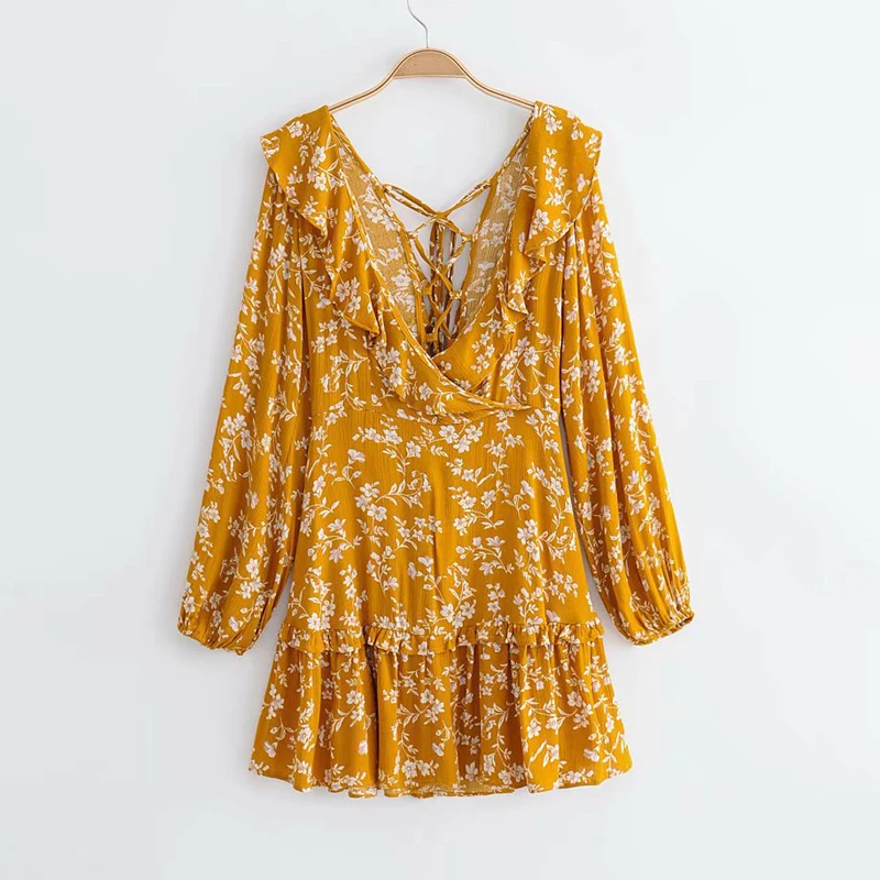 Элегантное летнее платье с цветочным принтом плиссированное Для женщин Boho Chic со