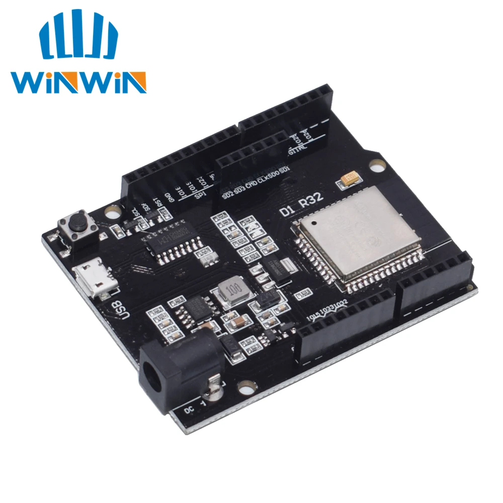 ESP32 для Wemos D1 Mini для Arduino UNO R3 D1 R32 wifi беспроводной Bluetooth макетная плата CH340 4M Memory One