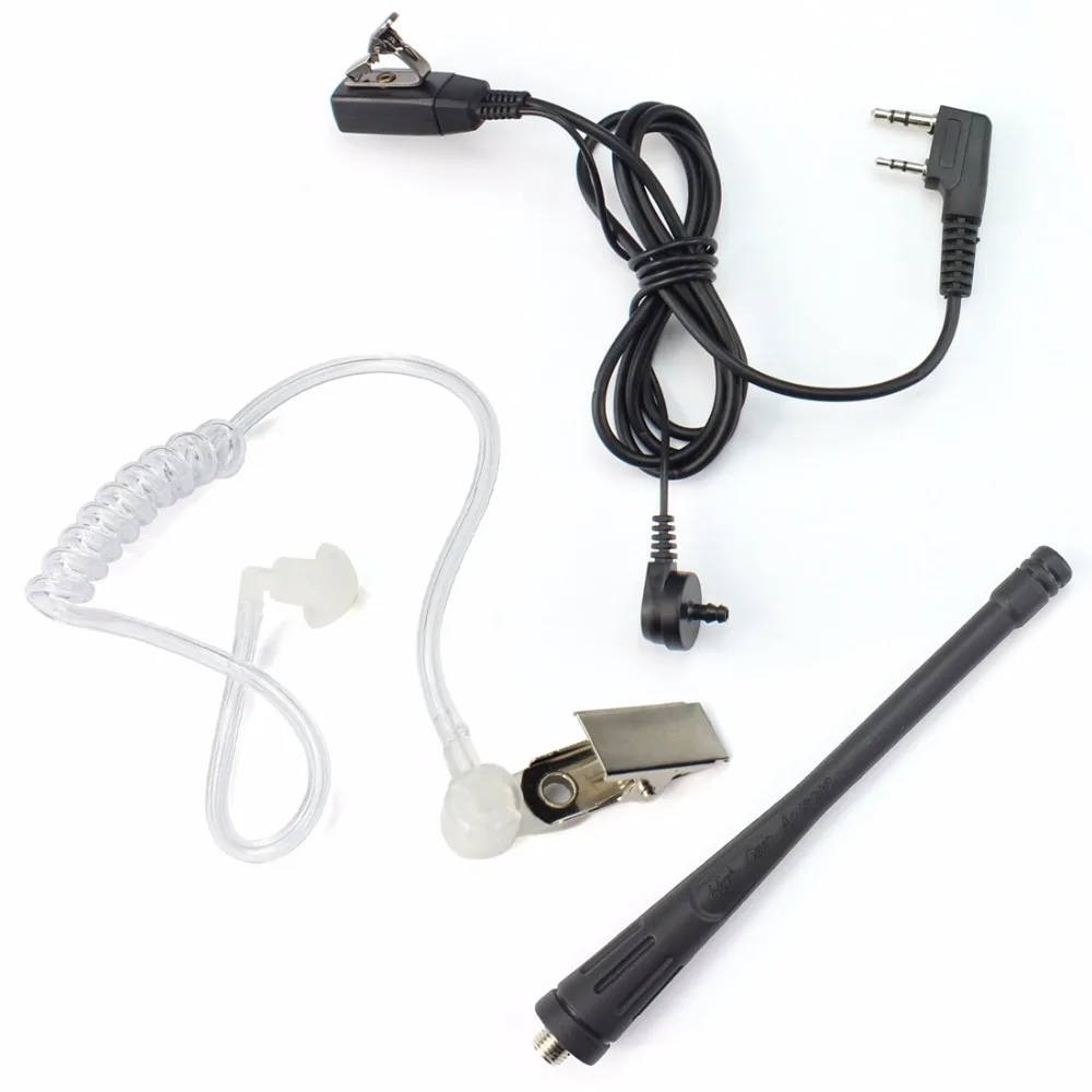 UHF 400 480 МГц антенна с гарнитурой для наушников Baofeng BF 888S 666S Retevis H777 аксессуары