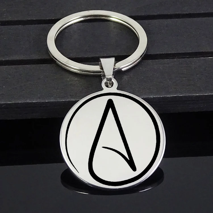 Брелок Atheist лидер продаж брелок с диском ювелирные изделия для мужчин и женщин