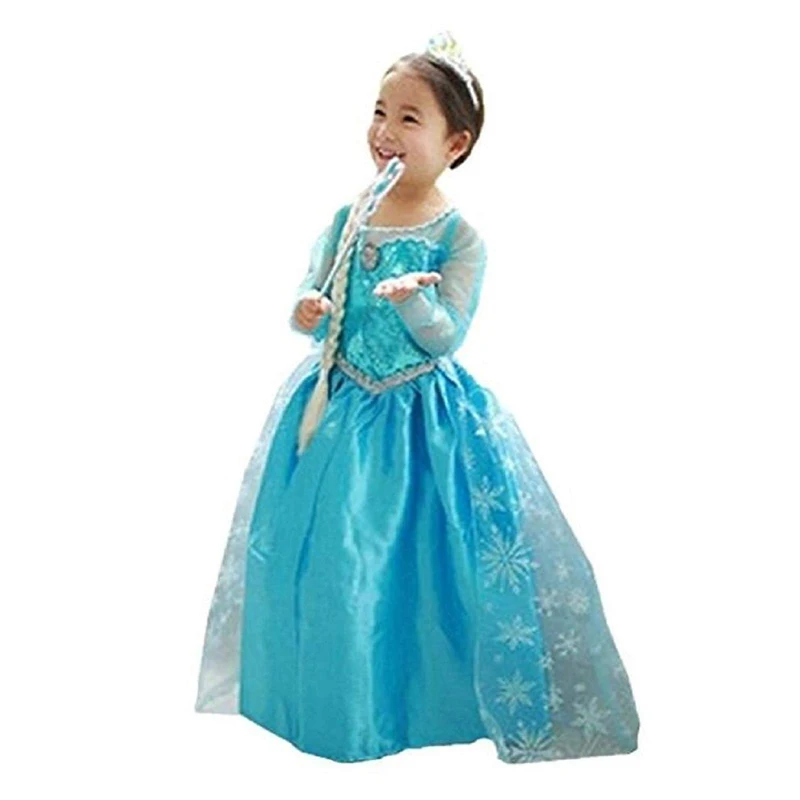

Princess cartoons Dress for Girls Clothing Cosplay Costume Princess Dress for Wedding Birthday Party Clothes