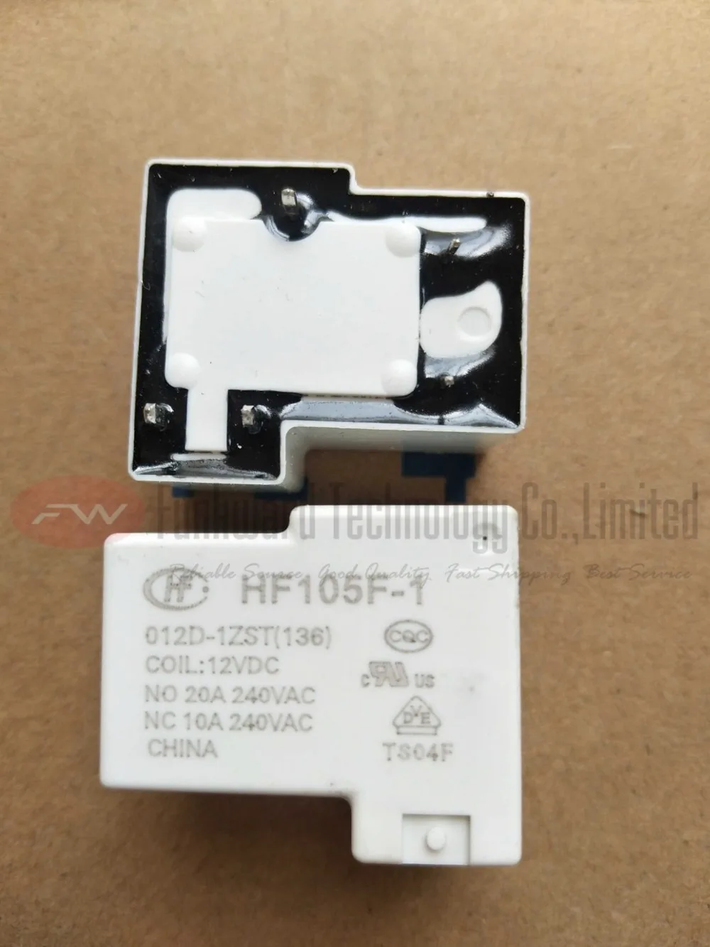 HF105F 1 006D 1ZST 012D 1/012D6 1HF Мощность реле 20A 240VAC 5 Pins|Реле| |