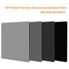 145x100 мм ND2 ND4 ND8 ND16 Полностью серый нейтральный плотный 100*145 мм полный серый квадратный фильтр для Lee Cokin Z series