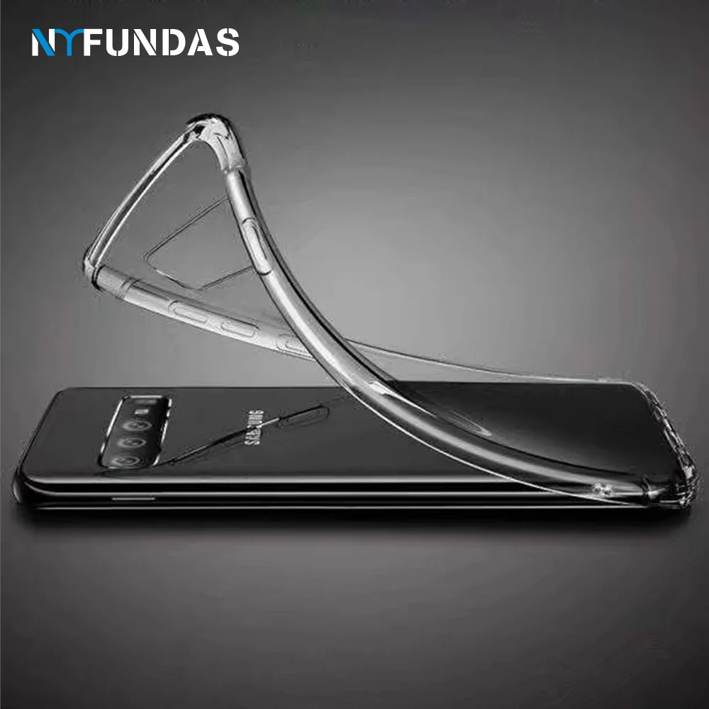 NYFundas case for samsung galaxy s10 s9 8 A6 2018 plus note 9 s10e s10+ Transparent Airbag 360 Silicone TPU shockproof cover |
