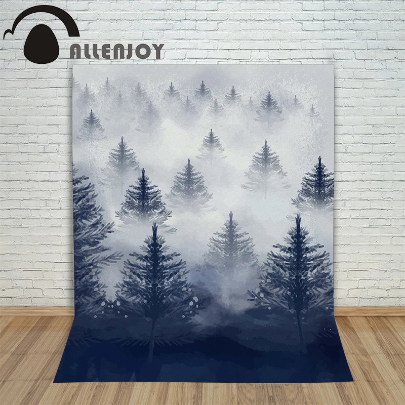 

Allenjoy photography backdrops tree landscape frog cold kids vinyl baby shower Customize profession christmas backgrounds